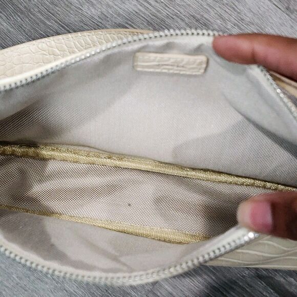 JW PEI Ivory Croc Eva Shoulder Handbag - Picture 7 of 9